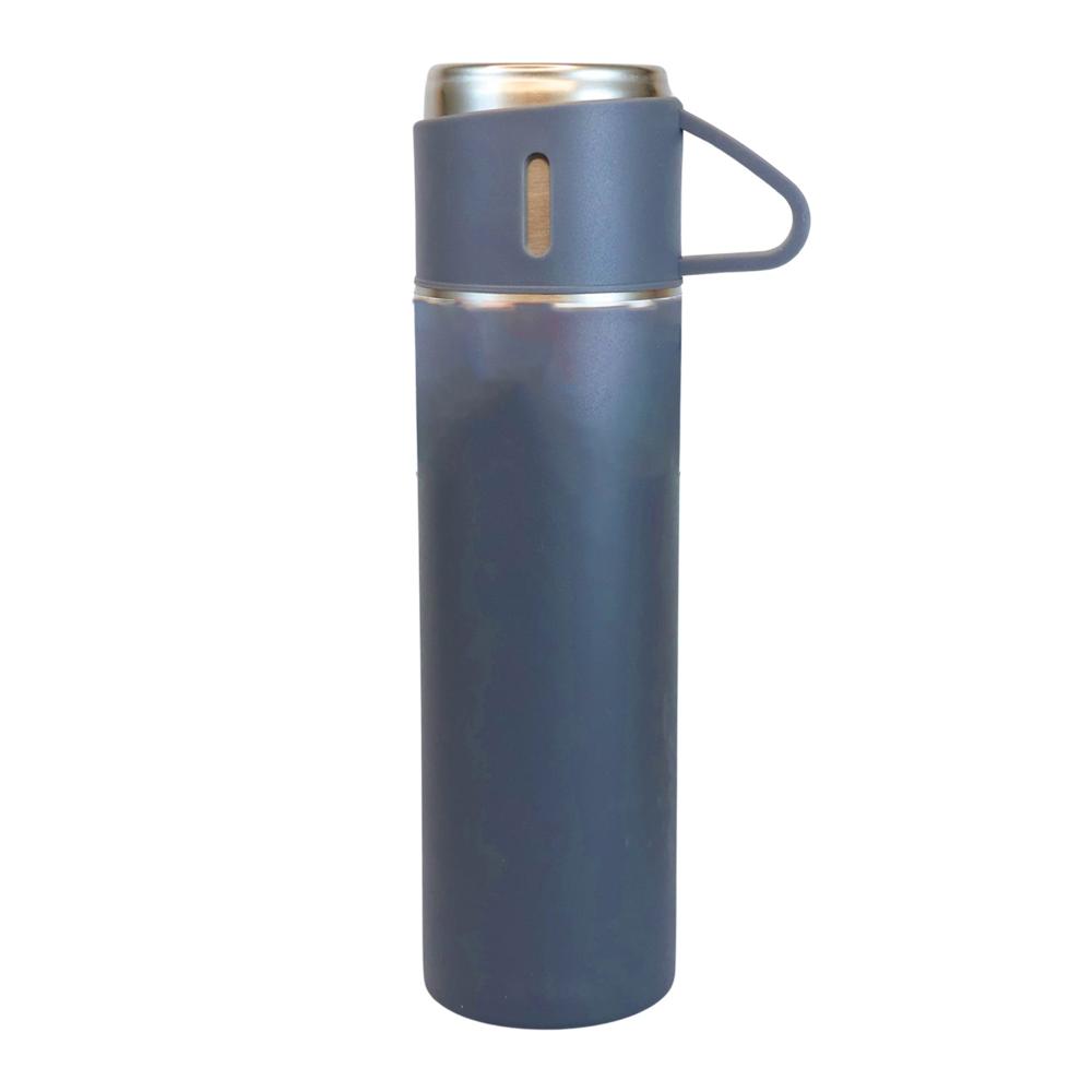 Stainless Steel Double Wall Insulated Flask Bottle With Cup (500ml Approx)