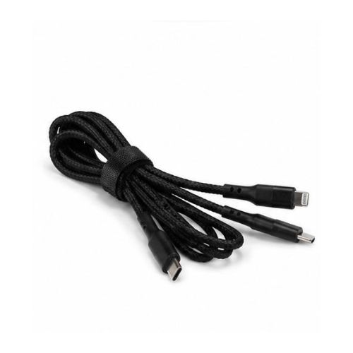 CC-08 5.2A PD Fast Car Charger with 3 in 1 USB Charging Cable 