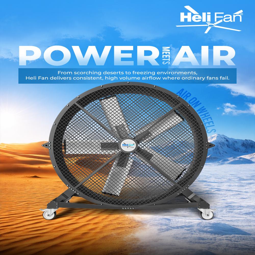 MOBILE HELIFAN(HVLS FAN)