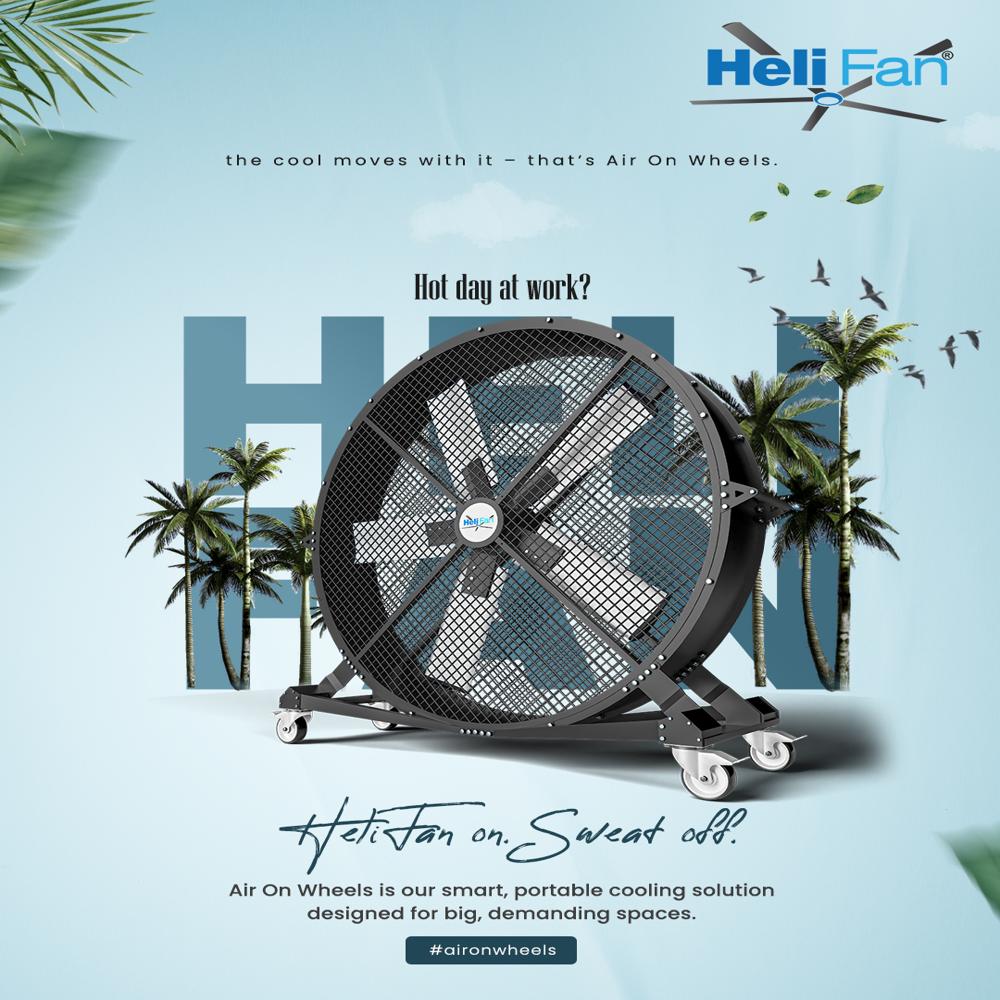 MOBILE HELIFAN(HVLS FAN)