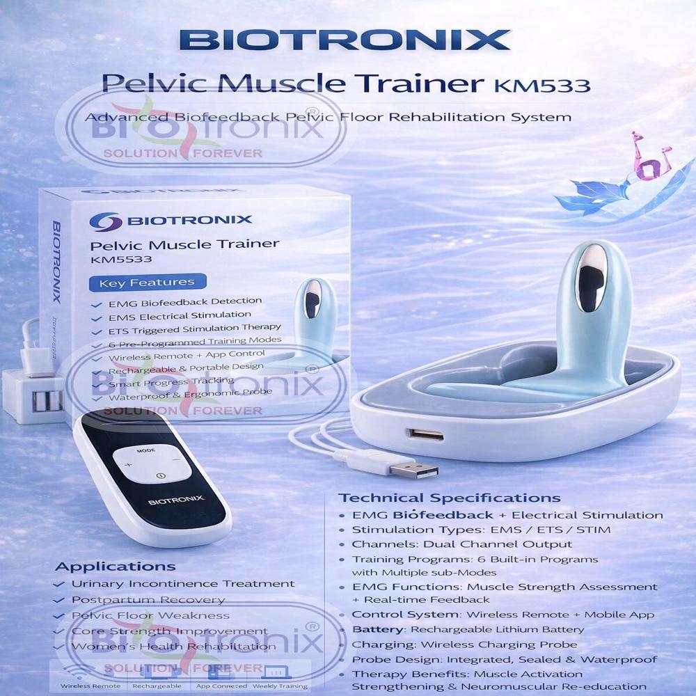 Professional Pelvic Rehabilitation Trainer with APP Controlled Functions