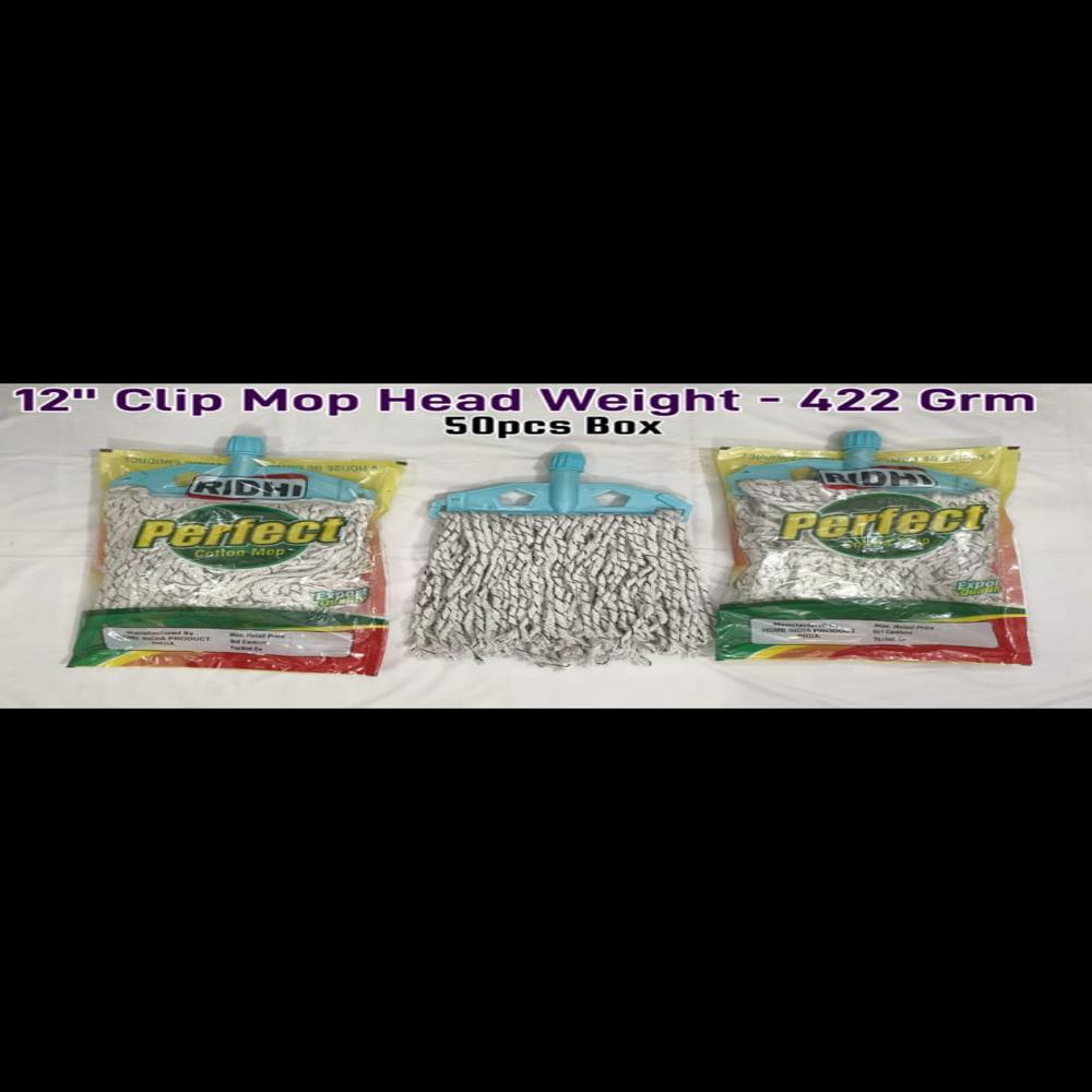 12 Inch Clip Mop Head