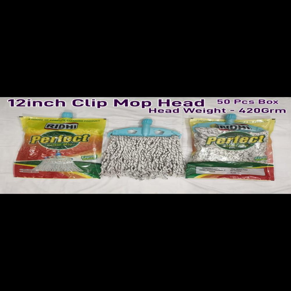 12 Inch Clip Mop Head