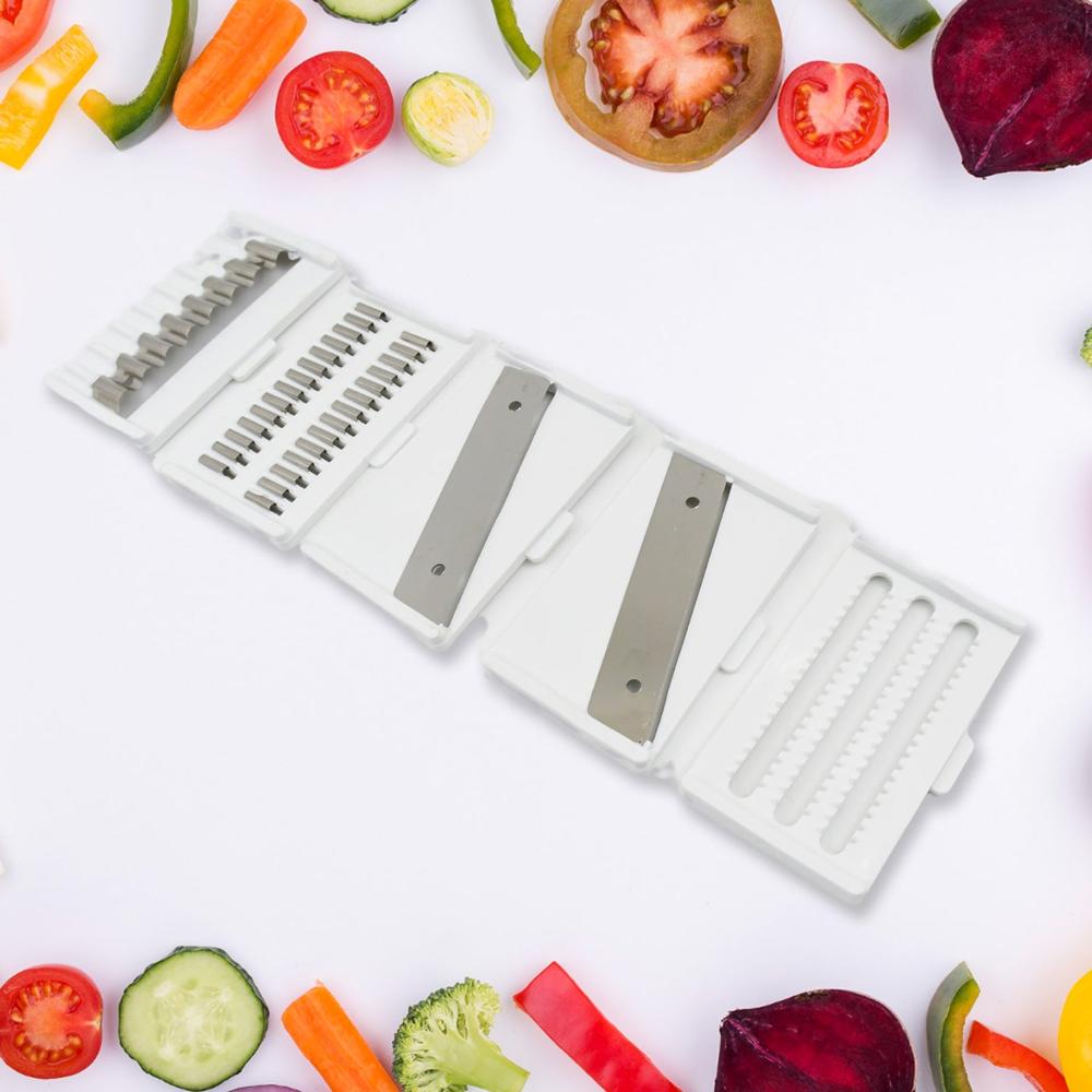 Vegetable Slicer Cutter - 6 Blades Kitchen Accessories (1 Set)