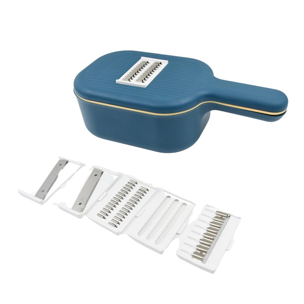 Vegetable Slicer Cutter - 6 Blades Kitchen Accessories (1 Set)
