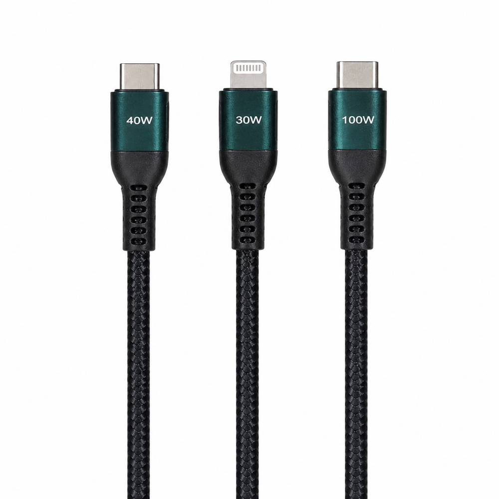 CC-10 130W Car Charger QC 5.0A + PD 36W with 3 in 1 PD Cable 