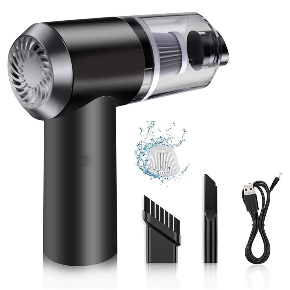 2 In 1 Wireless Vacuum Cleaner  120w Handheld Usb Rechargeable For Home & Car (1 Pc) - Color: Mix