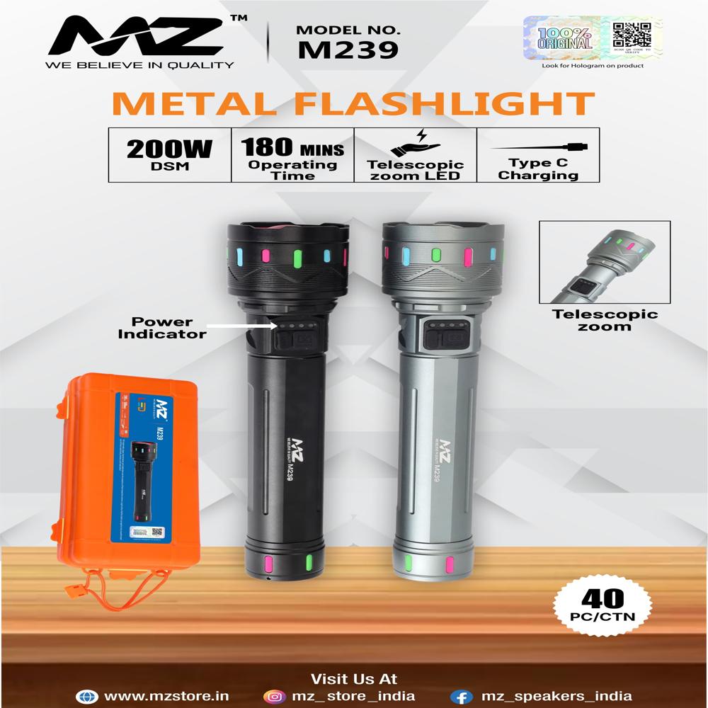 MZ M239 METAL FLASHLIGHT