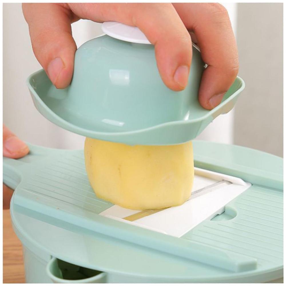 Multi Functional Kitchen Vegetable Slicer Set - Color: Mix