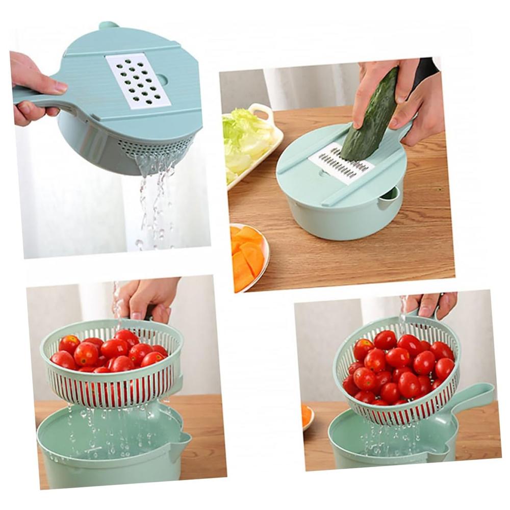 Multi Functional Kitchen Vegetable Slicer Set - Color: Mix
