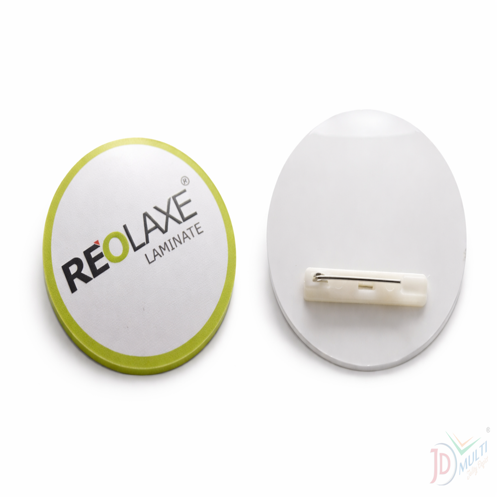 Acrylic Pocket Badge
