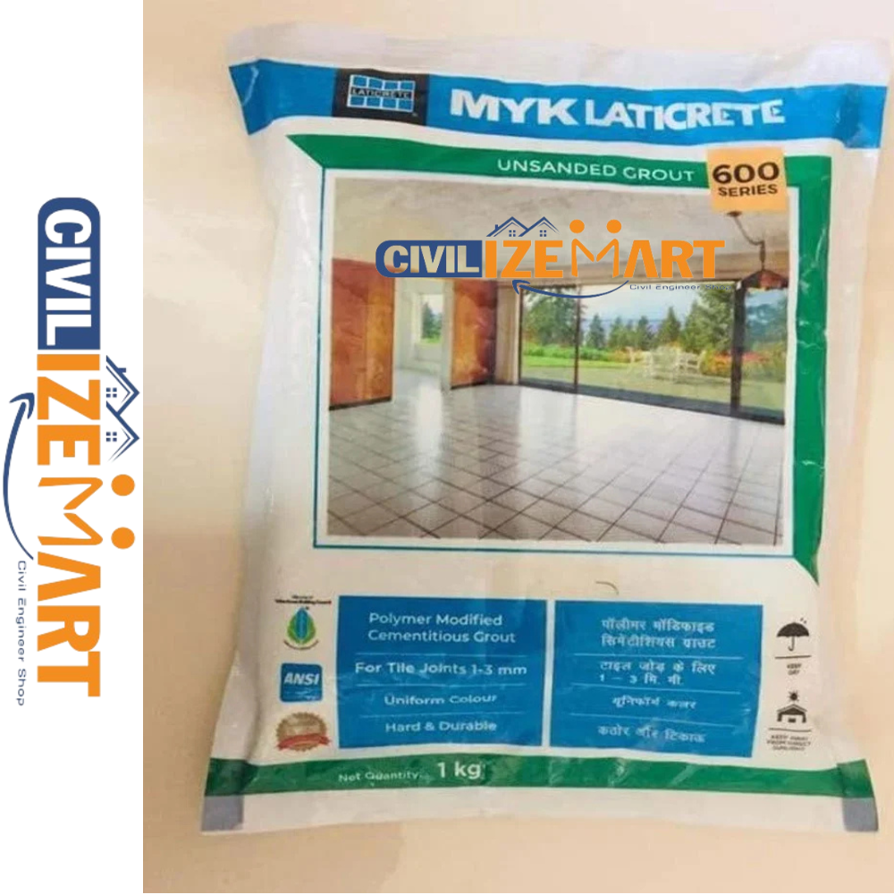 Myk Tile Adhesive - Color: Grey / White