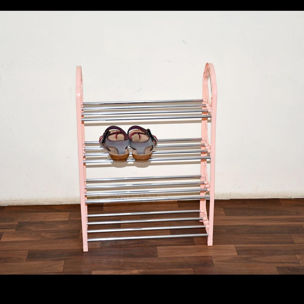 4-Layer Shoe Storage Shelf Stand for Space-Saving Home Organizer