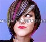 रंगीन बाल एक्सटेंशन