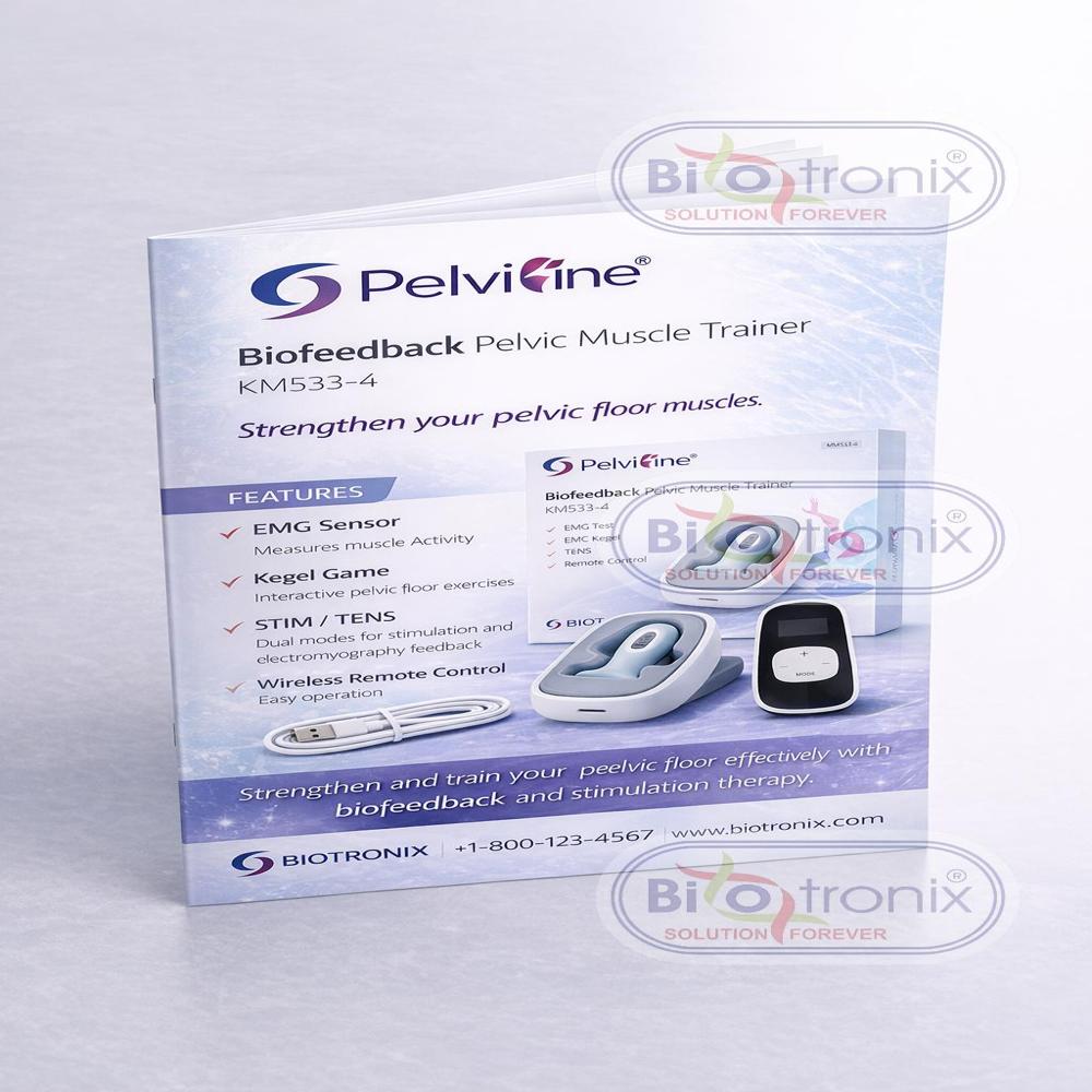 Wireless EMG Kegel Trainer for Bladder and Pelvic Stability Therapy