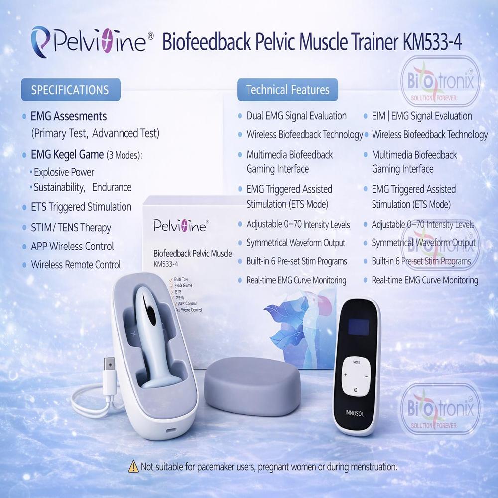 KM-533-4 Portable Pelvic Biofeedback Equipment for Women Rehabilitation
