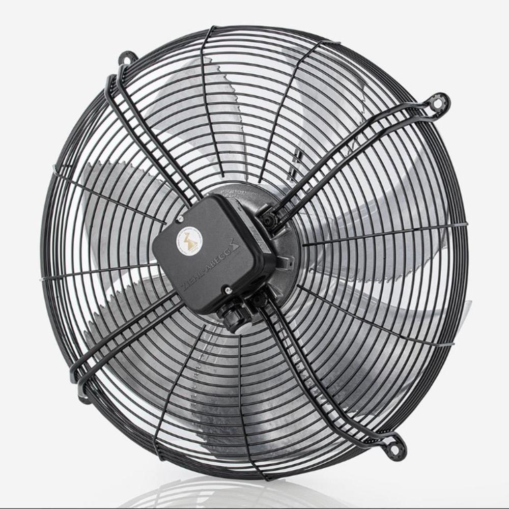 ZIEHL-ABEGG FE045-4DK.4I.V7 400V AC 1.1/0.66A 45089mm Ball Bearing Industrial METAL Centrifugal Fan
