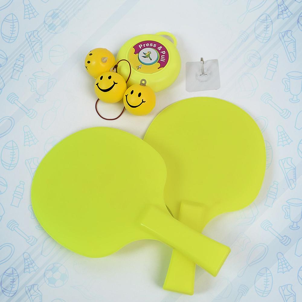 Hanging Table Tennis Trainer Set With Three Ball (1 Set) - Color: Mix