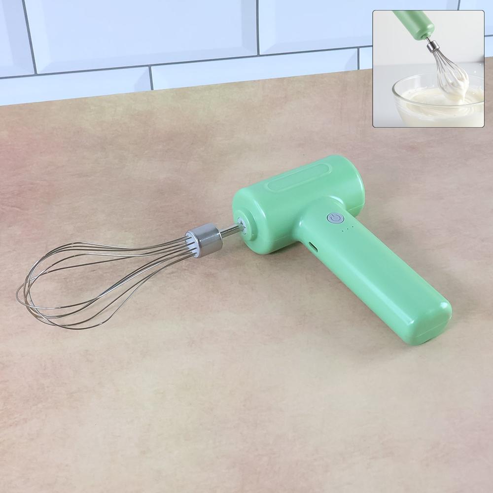 Cordless Electric Whisk & Egg Beater - (1 Pc) - Color: Mix