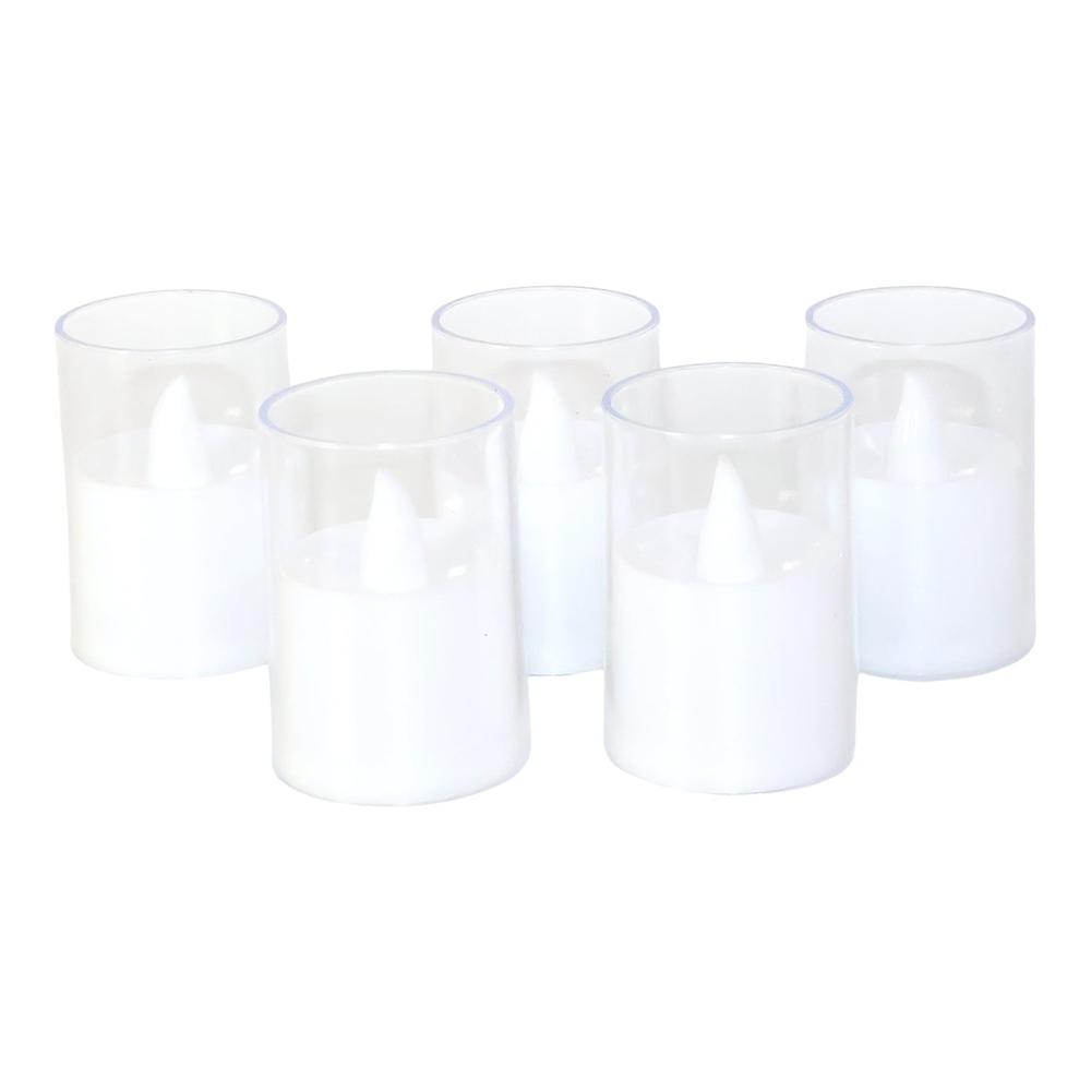 Flameless LED Votive Candles Light - (5 Pc)