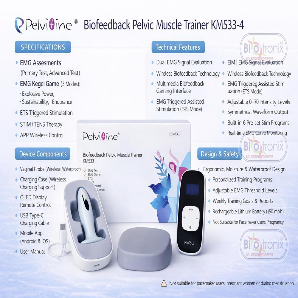 KM-533-4 Advanced Pelvic Muscle Coordination Equipment with Wireless APP