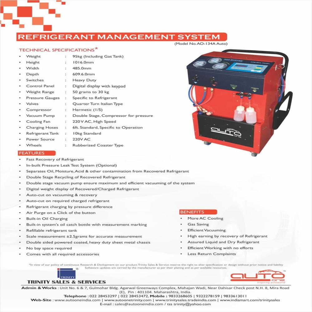 AC GAS RECYCLING MACHINE