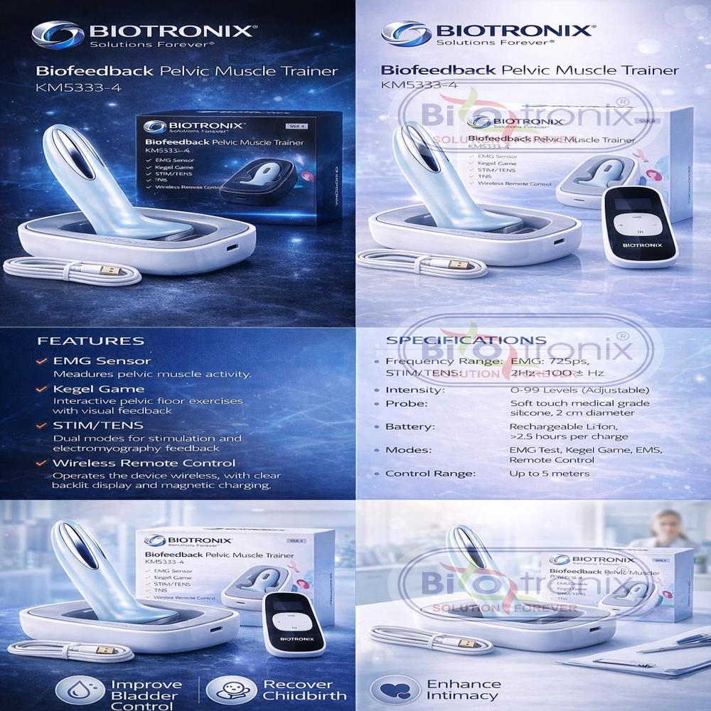 Smart EMG Pelvic Exercise Trainer for Muscle Endurance and Recovery