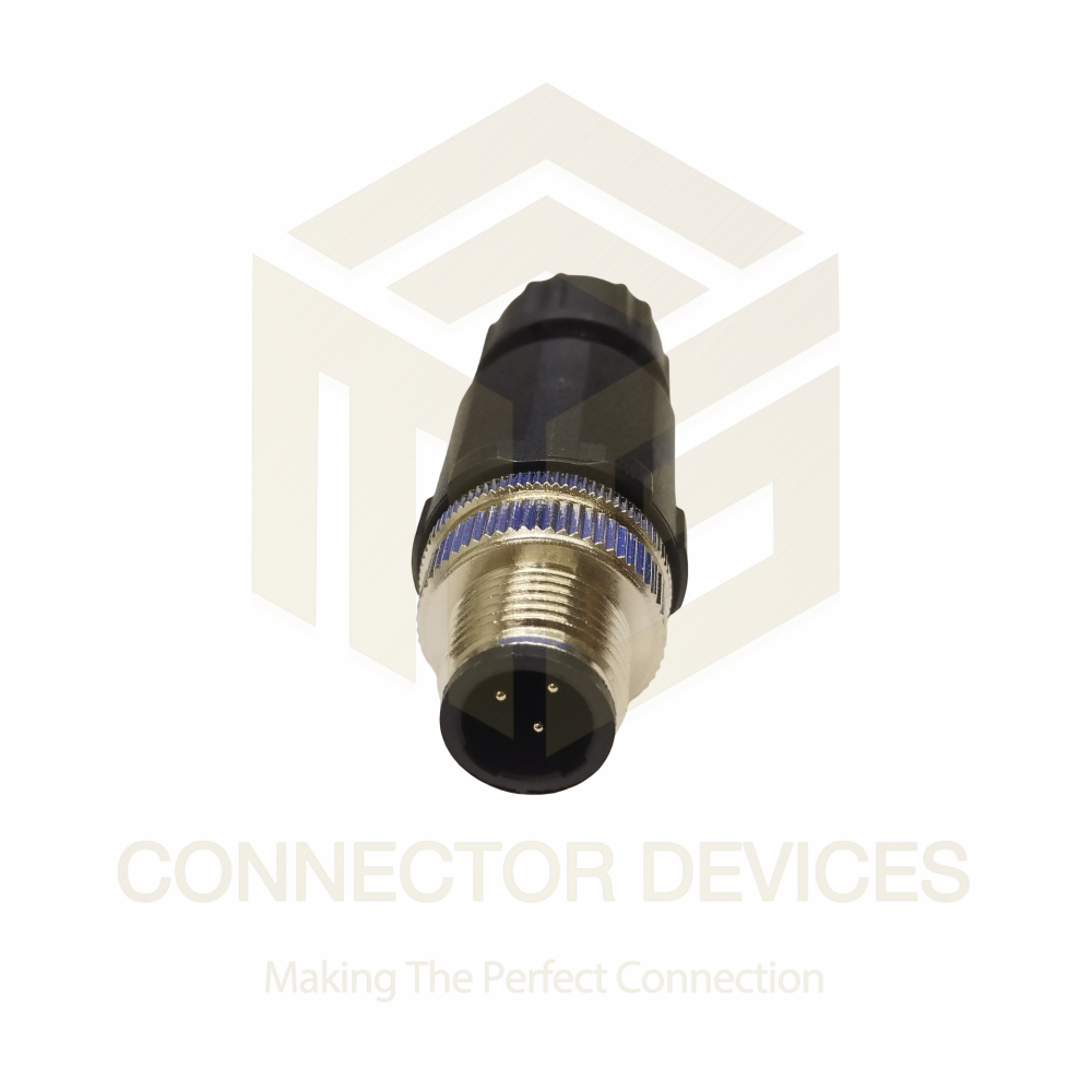 M12 3 Pin C Coded Male & Female Cable type