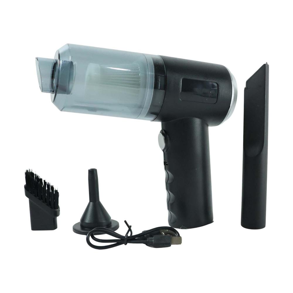 3 in 1 Mini Car Vacuum  Wireless, Rechargeable, Blower & Dust Cleaner for Car & Home