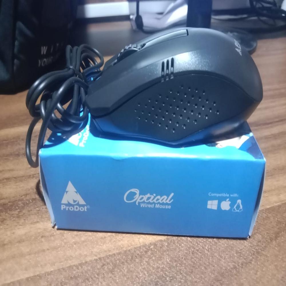 Computer / Laptop Wired Optical Mouse (1 Pc) - Color: Mix