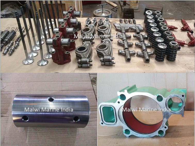 Mak - 9m20 - 8m20 - 6m20 - Water Jacket - Piston Pin - Parts - Application: Marine