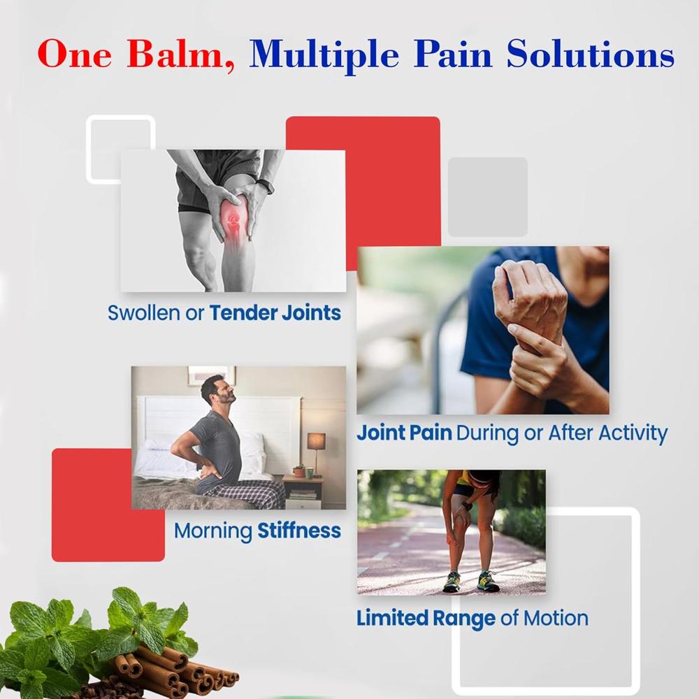 Lebrostone Pain Relief Balm | Instant Relief for Joint, Back, Knee & Muscle Pain | Ayurvedic Herbal Formula | 10ml