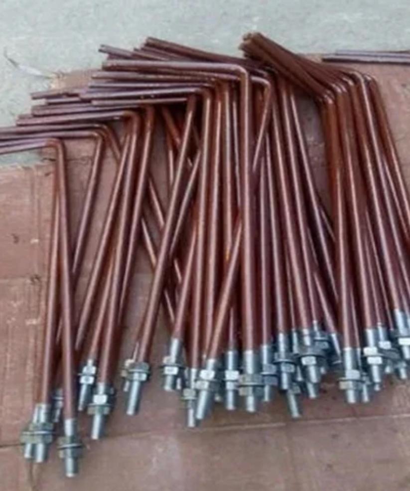 Red Oxide Foundation Bolt - Life Span: Not Provided
