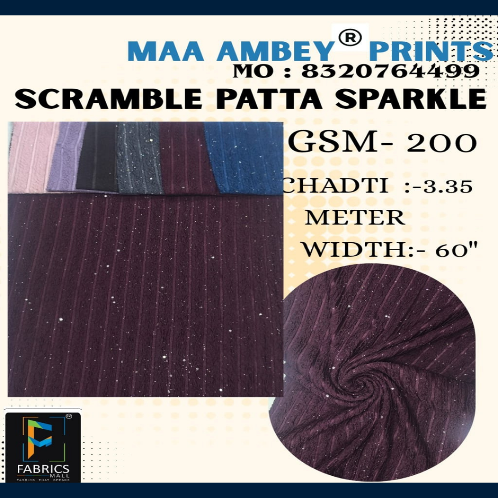 Scrumble Patta Sparkle Fabric