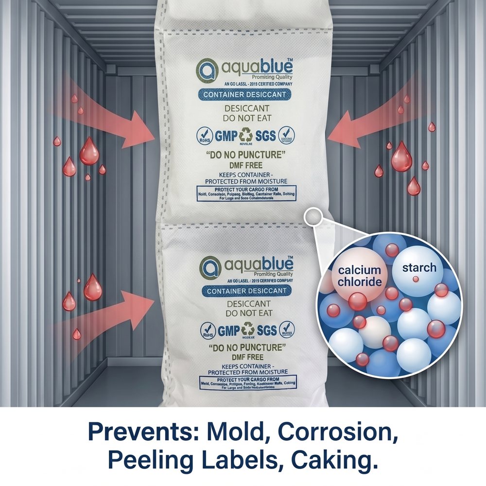 Container Desiccant Strip 100% Absorption