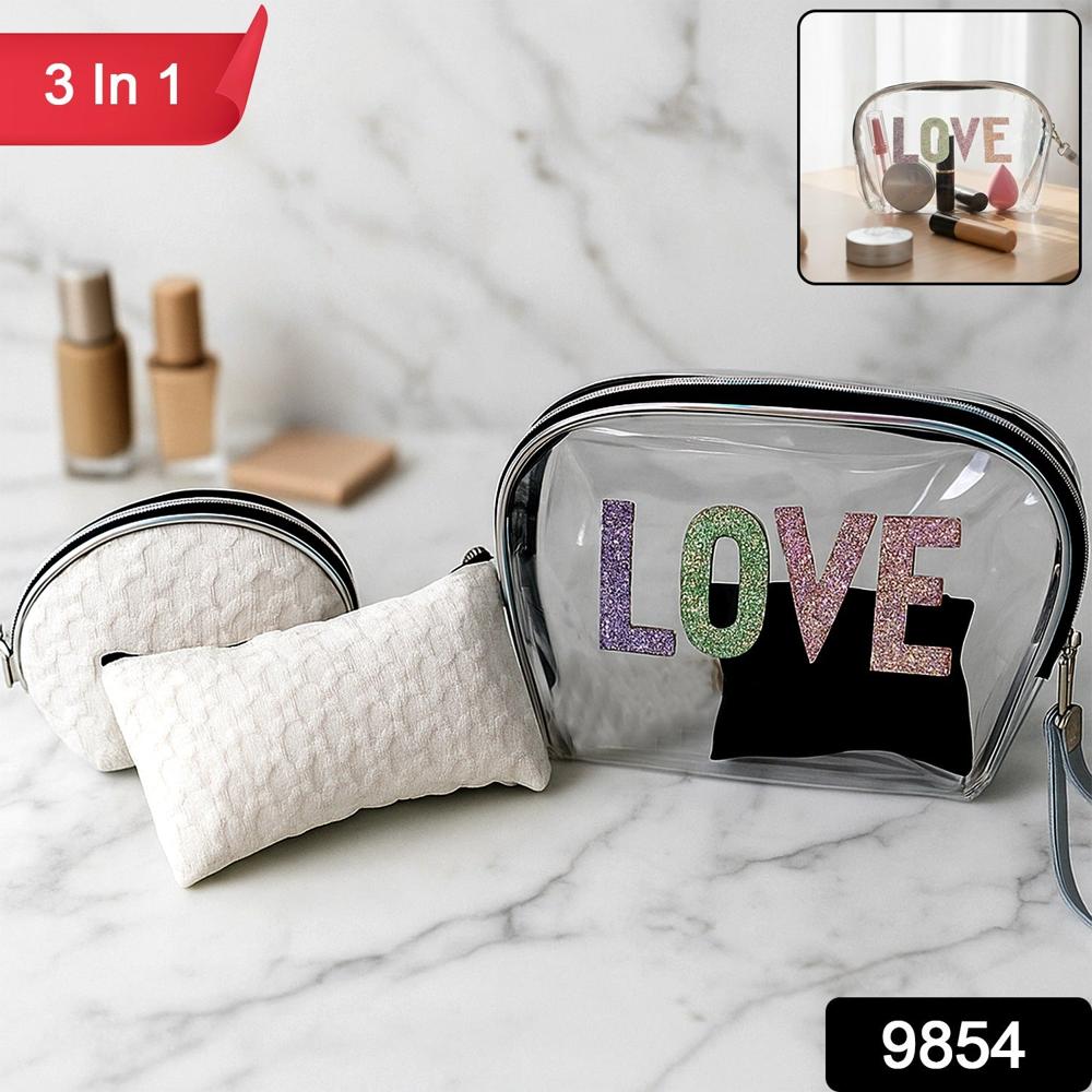 3-In-1 Premium Makeup Bag Set - Color: Mix