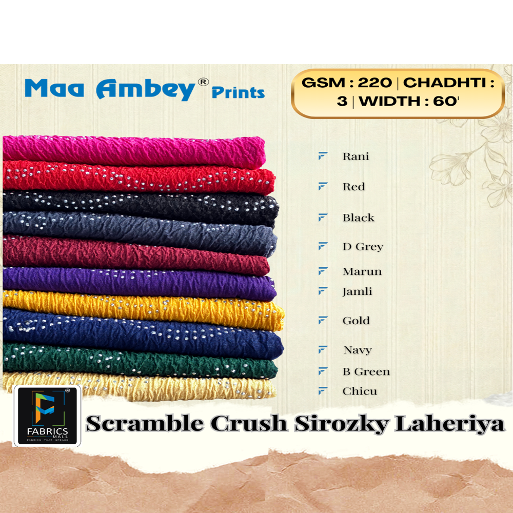 Scrumble Crush Sirozky Laheriya Fabric