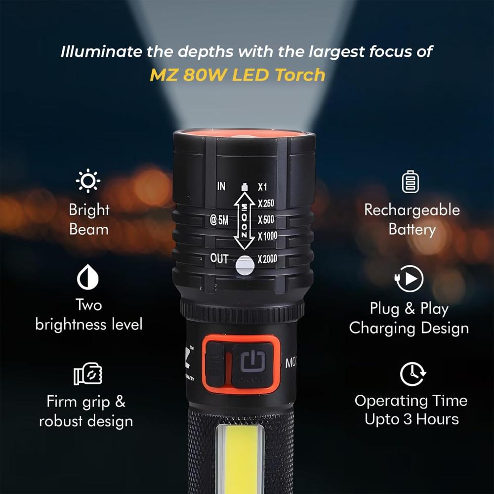 MZ M035C METAL FLASHLIGHT