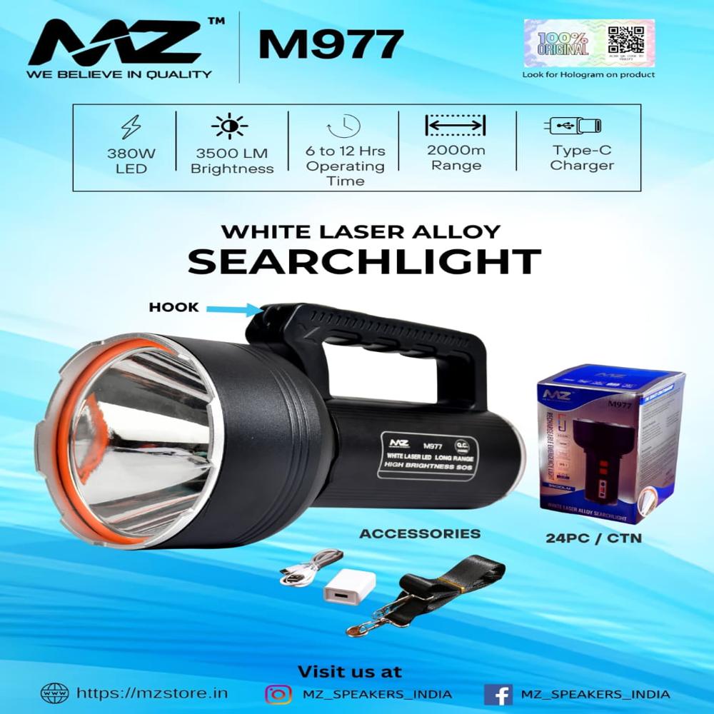 MZ M977 WHITE LASER ALLOY SEARCHLIGHT