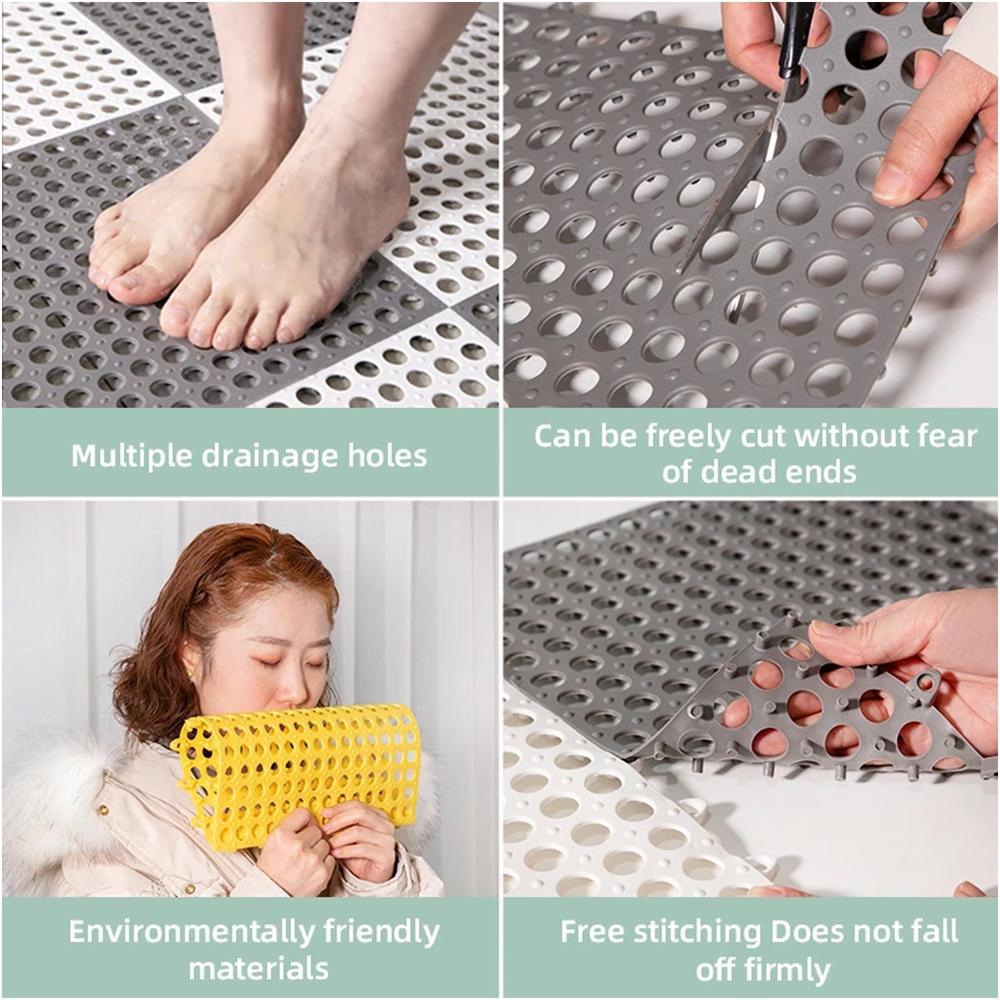 Bath Anti-Slip Mat  Prevent Slippery Surfaces While Bathing (Pack of 6)