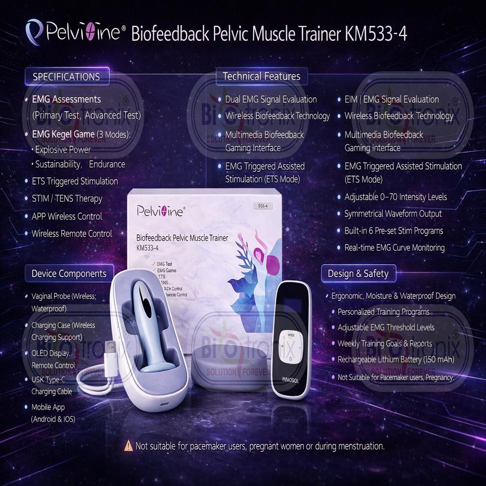 KM-533-4 Intelligent Pelvic Floor Recovery Equipment with APP Features
