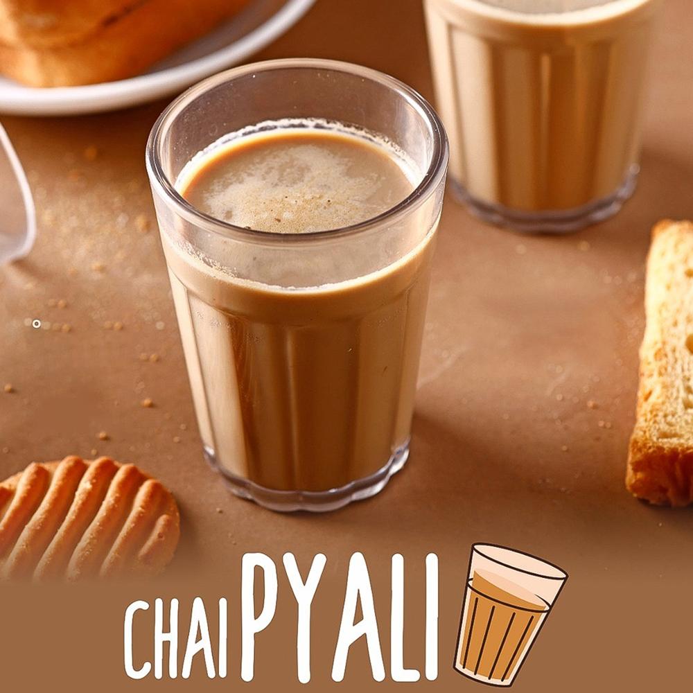 Supermom Traditional Cutting Chai Pyali Set (70ML / 6 Pc, Plastic)