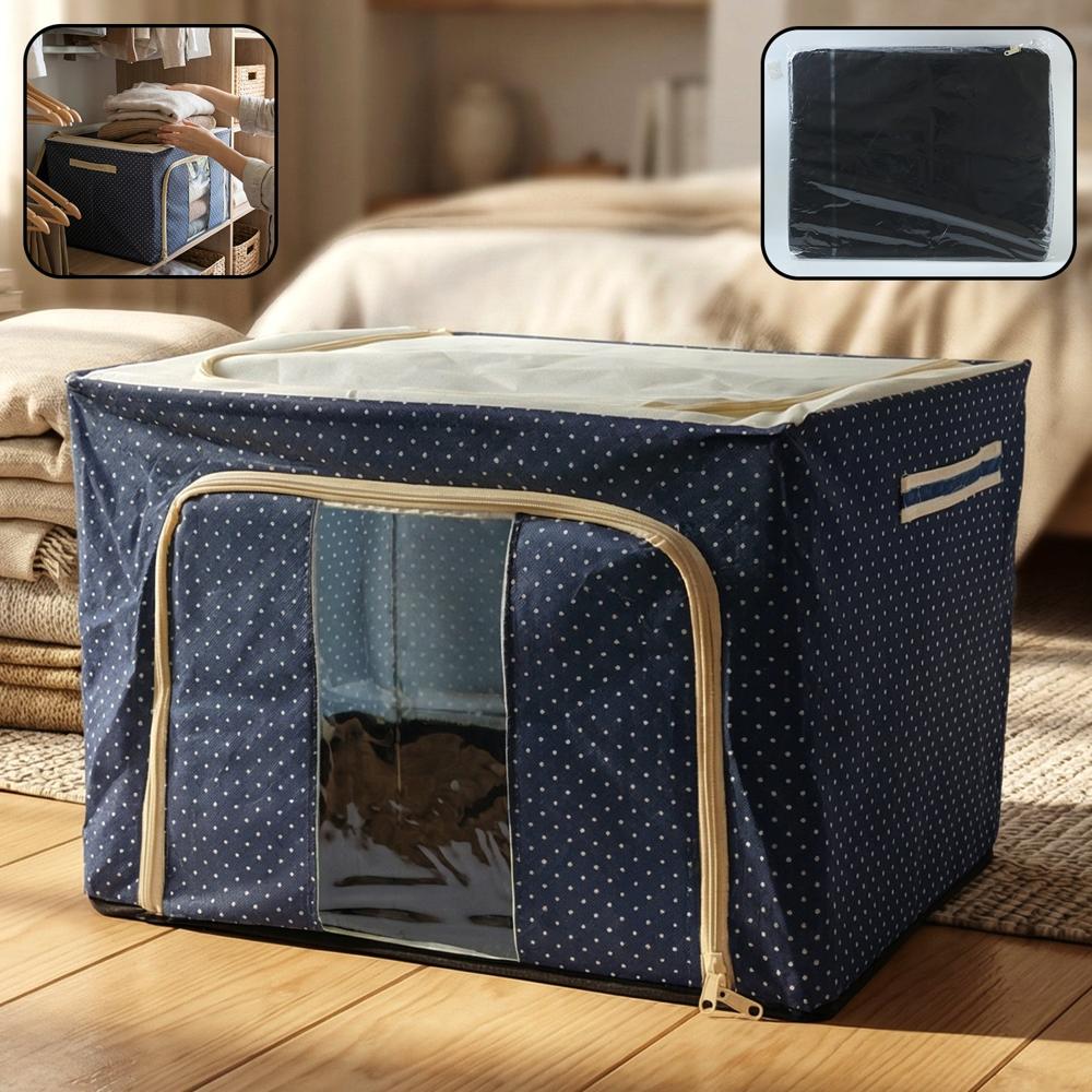 Foldable Cloth Storage Box 50X40 Cm - Color: Mix