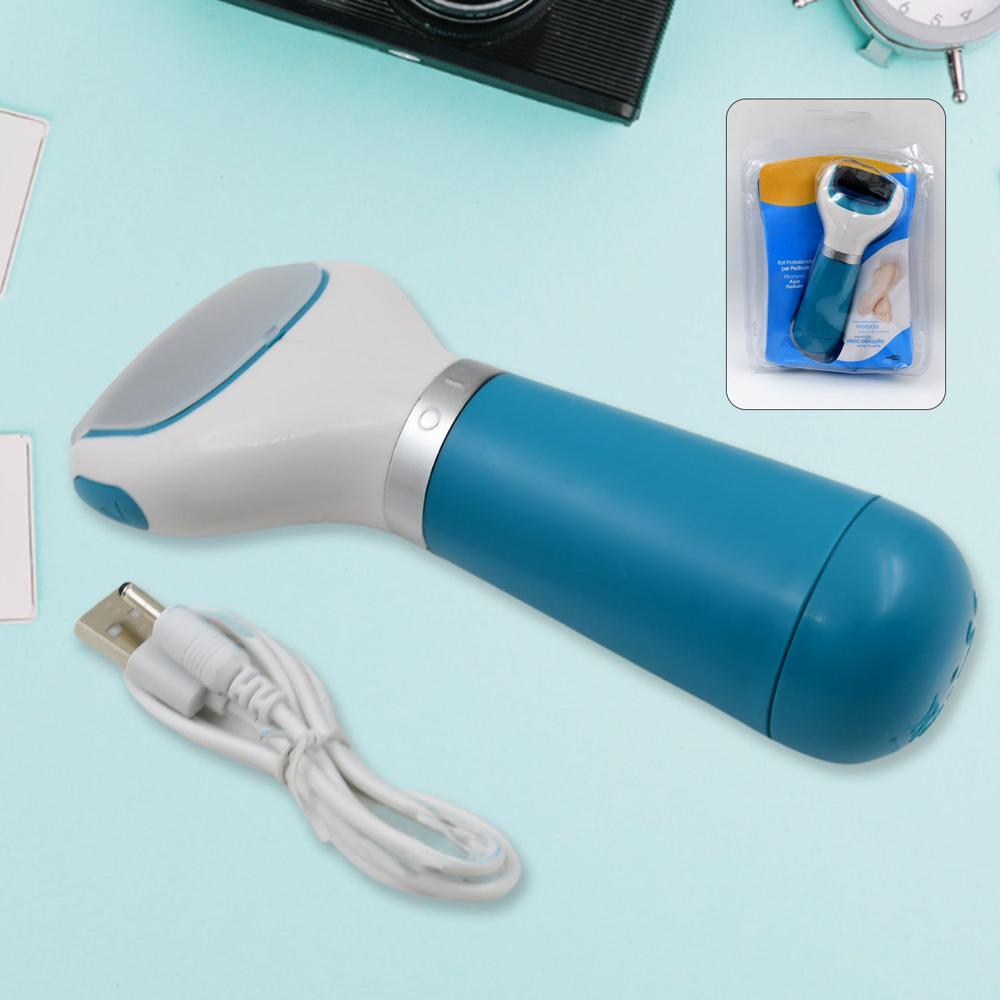 Electronic Dry Foot File, Callous Remover For Feet, Electric Foot With Roller Hard And Dead Skin- Regular Coarse, Baby Smooth Feet In Minutes. For In Home Padicure Foot Care, Battery Powered & Usb (battery Not Included) - Color: Mix