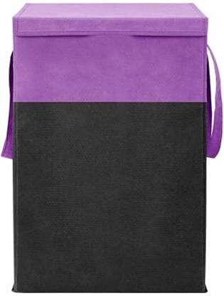 Purple Foldable Laundry Hamper