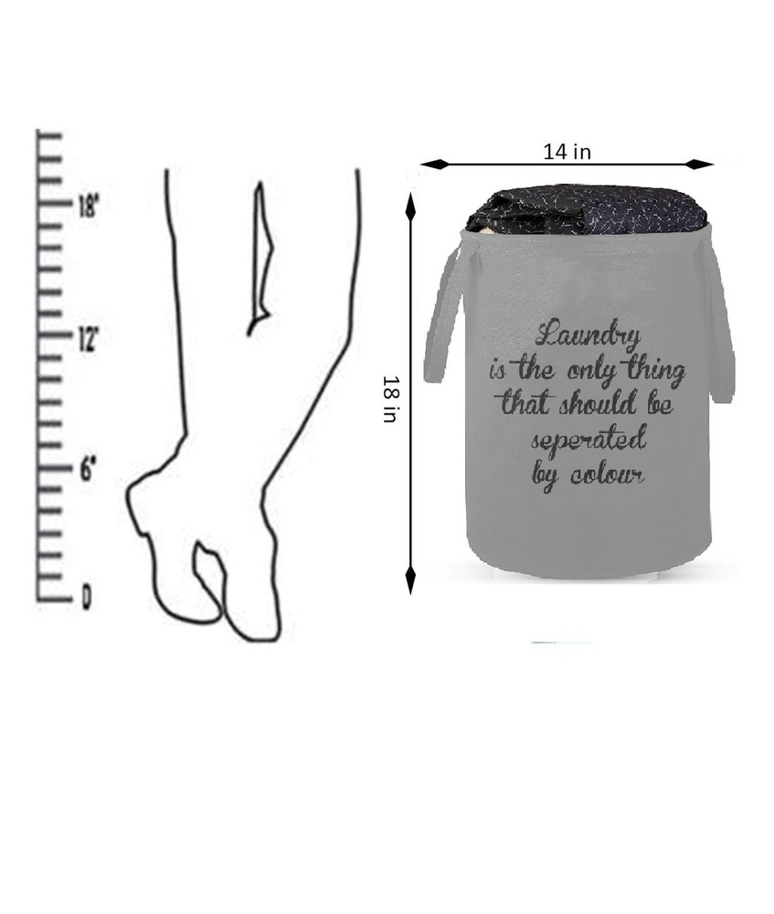 Laundry Quote Storage Basket