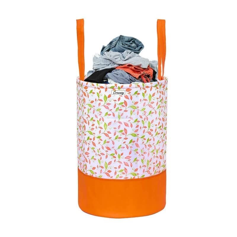 Round Printed Laundry Basket