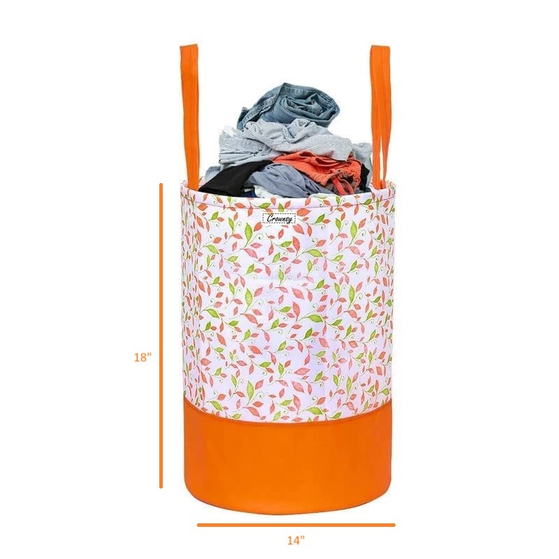 Round Printed Laundry Basket
