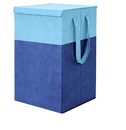 Blue Foldable Laundry Hamper