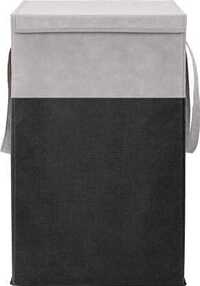 Grey Foldable Laundry Hamper